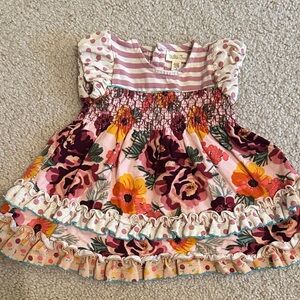 Matilda Jane Pink and Purple Floral Dress